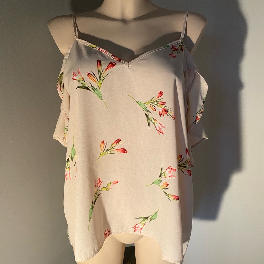 nude tank top size L